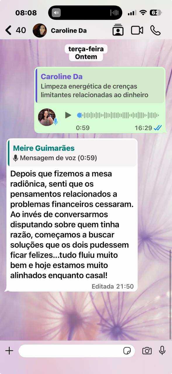 Depoimento real de Caroline